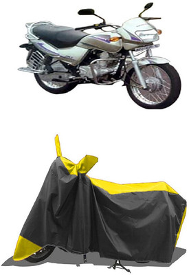 SUGASHRI Waterproof Two Wheeler Cover for LML(Freedom LS, Yellow, Black)