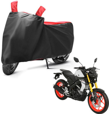 sowelar Waterproof Two Wheeler Cover for Yamaha(MT 15, Black, Red)