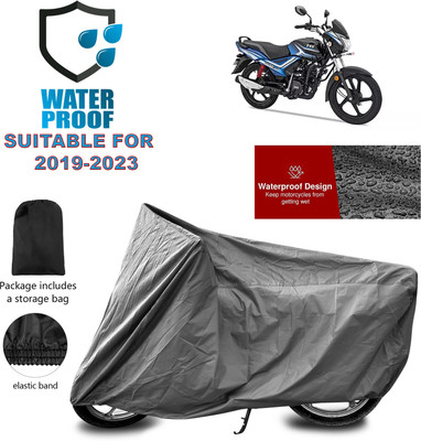 PAGORA Waterproof Two Wheeler Cover for TVS(Star City Plus BS6, Grey)