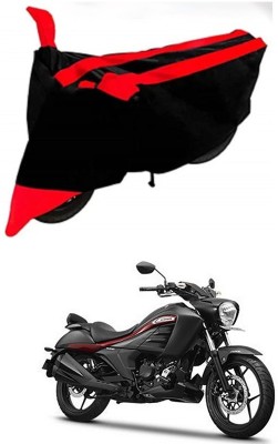 AUTOGARH Two Wheeler Cover for Suzuki(Intruder, Red, Black)