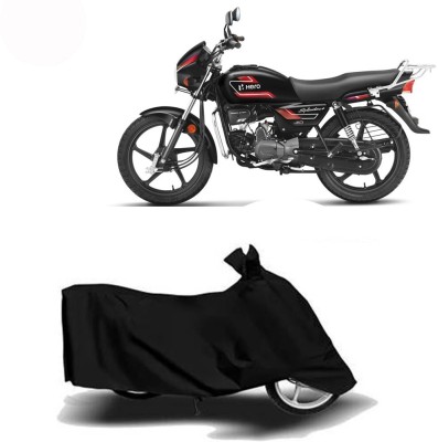 Exciting collections Two Wheeler Cover for Hero(Splendor Plus, Black)