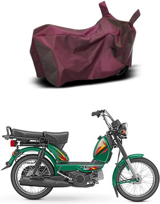 MMSSTAR Waterproof Two Wheeler Cover for TVS(XL 100 Heavy Duty, Maroon)