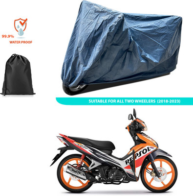 PAGORA Waterproof Two Wheeler Cover for Honda(Blade 125, Blue)