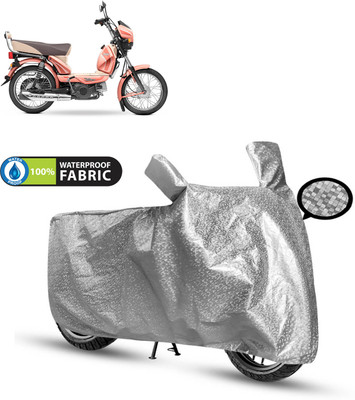 GOSHIV-car and bike accessories Waterproof Two Wheeler Cover for TVS(Silver)
