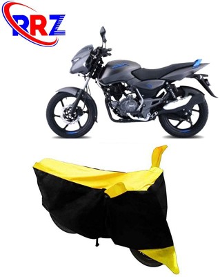 RRZ Waterproof Two Wheeler Cover for Bajaj(Pulsar 125, Black, Yellow)