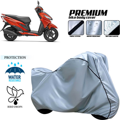 CODOKI Waterproof Two Wheeler Cover for Honda(Grazia, Silver)