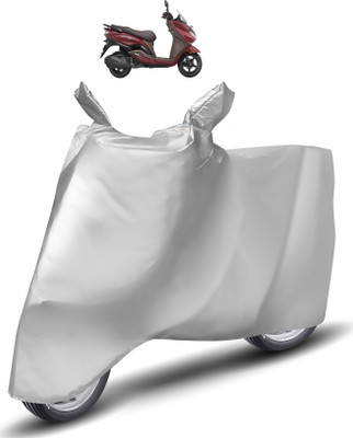 Caronix Two Wheeler Cover for Suzuki(Burgman Street, Silver)
