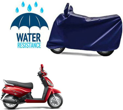 AutoGalaxy Waterproof Two Wheeler Cover for Universal For Bike(Gusto 125, Blue)