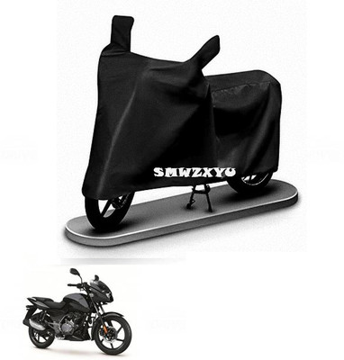 smwzxyu Waterproof Two Wheeler Cover for Bajaj(Pulsar 125, Black)