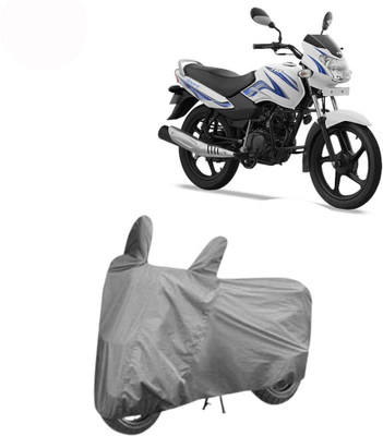 DeepShakshi AUTOMOTIVE Waterproof Two Wheeler Cover for TVS(Star Sport, Grey)