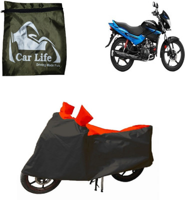 Car Life Waterproof Two Wheeler Cover for Hero(Glamour, Red, Black)