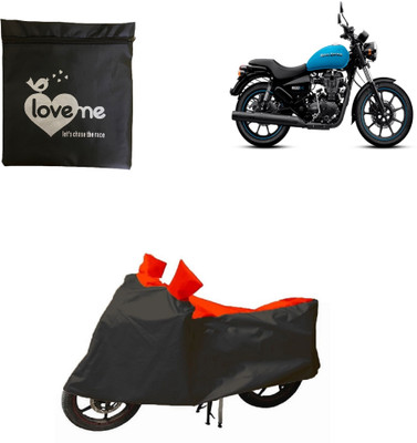 Love Me Two Wheeler Cover for Royal Enfield(Thunderbird 500, Red, Black)