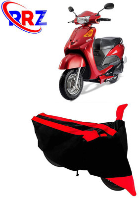 AutoGalaxy Waterproof Two Wheeler Cover for Universal For Bike(Yo EXL, Black, Red)