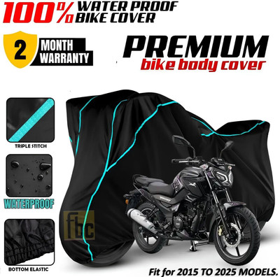 FBC Waterproof Two Wheeler Cover for TVS(Raider, Black, Blue, Multicolor)