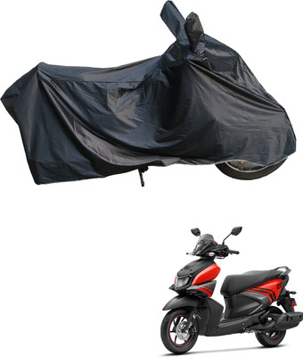 Motodreka Waterproof Two Wheeler Cover for Yamaha(Ray-ZR 125FI, Black)