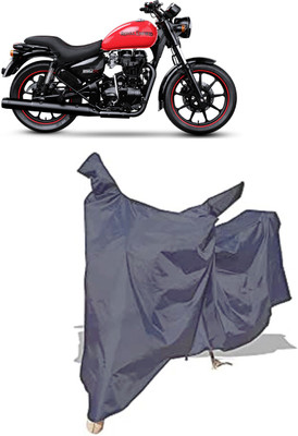 Amexride Two Wheeler Cover for Royal Enfield(Thunderbird 350, Grey)