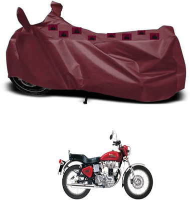 ZEDTEEK Waterproof Two Wheeler Cover for Royal Enfield(Maroon)