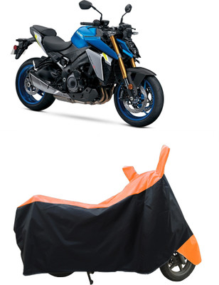 Coxtor Waterproof Two Wheeler Cover for Suzuki(GSX S1000, Orange)