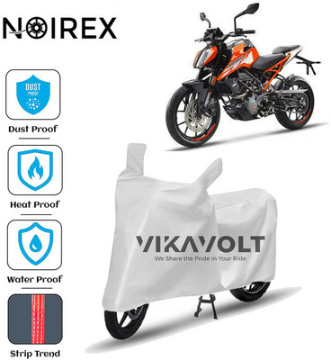 NOIREX Waterproof Two Wheeler Cover for KTM(250 Duke, Silver)