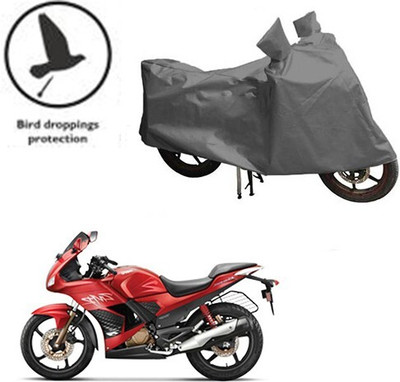 MMSSTAR Waterproof Two Wheeler Cover for Hero(Karizma ZMR, Grey)