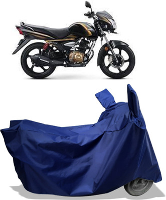 Amexride Two Wheeler Cover for TVS(Victor Premium, Blue)