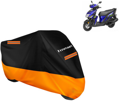 Horseyaart Waterproof Two Wheeler Cover for Yamaha(Ray ZR, Orange)