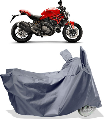 Amexride Two Wheeler Cover for Ducati(Monster 821, Grey)
