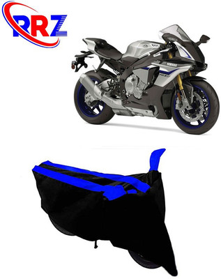 RRZ Waterproof Two Wheeler Cover for Yamaha(YZF R1M, Black, Blue)