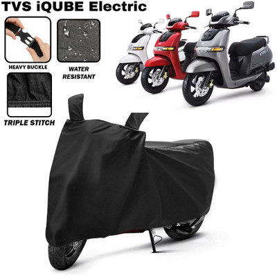 SRP PRODUCT Waterproof Two Wheeler Cover for TVS(iQube Electric, Black)