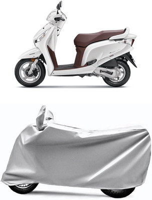 XOCAVO Two Wheeler Cover for Honda(Aviator, Silver)
