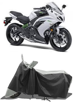 GROFATIK Two Wheeler Cover for Kawasaki(Ninja 650 BS6, Grey)