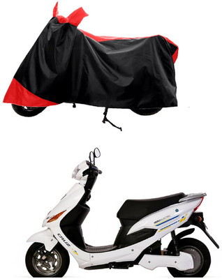 GROFATIK Two Wheeler Cover for Hero(Electric Cruz, Red)