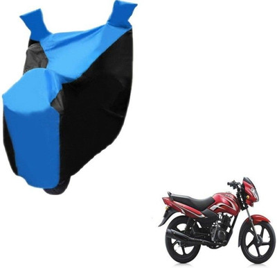 MMSSTAR Waterproof Two Wheeler Cover for TVS(Sport, Black, Blue)
