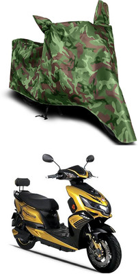 Furious3D Two Wheeler Cover for Okinawa(Praise, Multicolor)