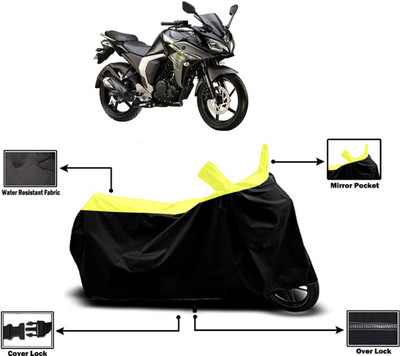 Amexride Two Wheeler Cover for Yamaha(Fazer-FI BS6, Yellow)