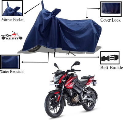 KEDIT Two Wheeler Cover for Bajaj(Pulsar 135 BS6, Blue)
