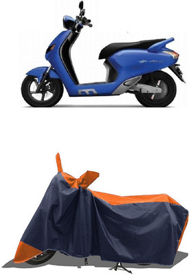 SUGASHRI Waterproof Two Wheeler Cover for 22Motors(Flow, Orange, Blue)