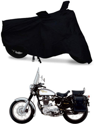 DeepShakshi AUTOMOTIVE Two Wheeler Cover for Royal Enfield(Machismo 500, Black)