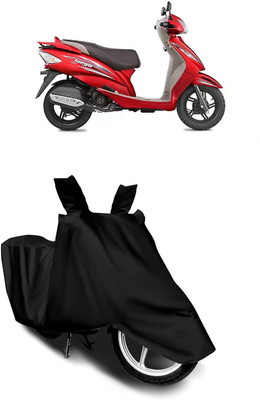 XAFO Two Wheeler Cover for TVS(Wego, Black)