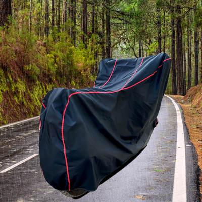 AutoRash Waterproof Two Wheeler Cover for Bajaj(Pulsar 135, Red, Black)