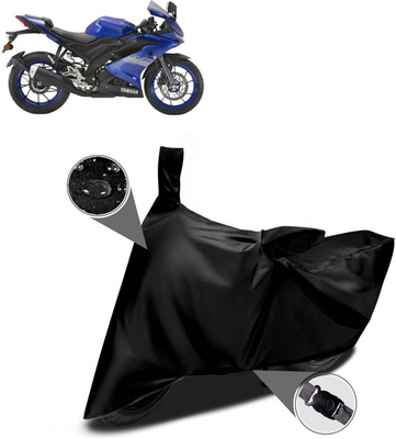 DeepShakshi AUTOMOTIVE Two Wheeler Cover for Yamaha(YZF R15 V3 BS6, Black)