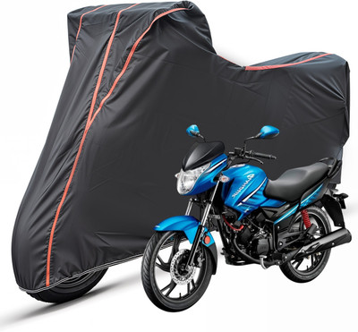 Whipone Two Wheeler Cover for Hero(Glamour i3s, Black)