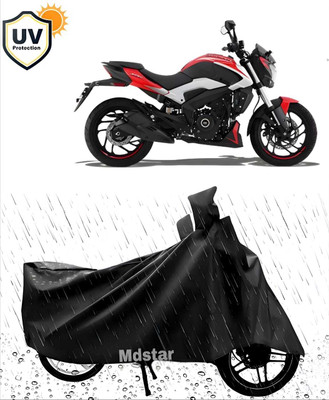 MMSSTAR Waterproof Two Wheeler Cover for Bajaj(Dominar 250, Black)