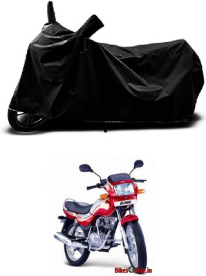MMSSTAR Waterproof Two Wheeler Cover for TVS(Victor GLX, Black)