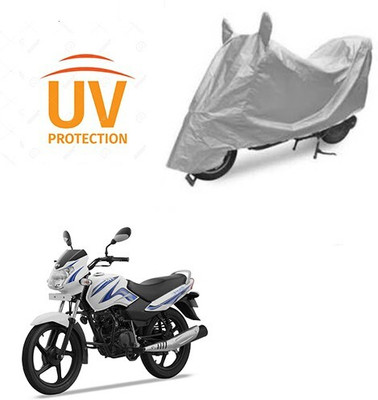 DeepShakshi AUTOMOTIVE Waterproof Two Wheeler Cover for TVS(Star Sport, Silver)