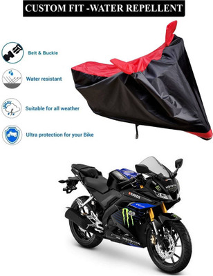 PAGORA Waterproof Two Wheeler Cover for Yamaha(YZF R15 V3 Moto GP Edition, Red)