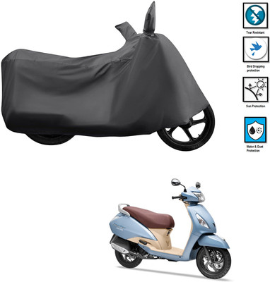 PAGORA Waterproof Two Wheeler Cover for TVS(Jupiter Grande, Grey)