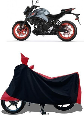 DeepShakshi AUTOMOTIVE Two Wheeler Cover for Yamaha(MT 03, Red, Black)
