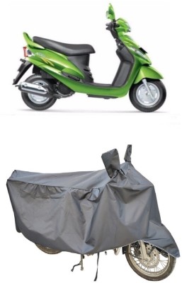 HEMSKAR Waterproof Two Wheeler Cover for Mahindra(Rodeo RZ, Grey)