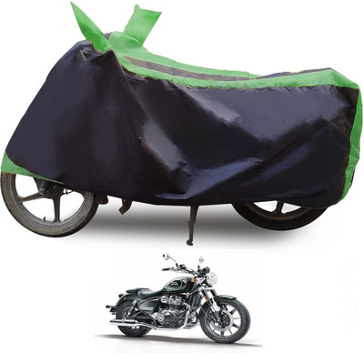 Euro Care Waterproof Two Wheeler Cover for Royal Enfield(Meteor, Green)